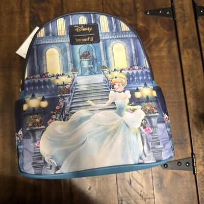 LOUNGEFLY DISNEY CINDERELLA CASTLE STEPS BACKPACK NWT | eBay display picture 3