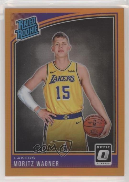 2018 Panini Donruss Optic Rated Rookie Orange Prizm /199 Moritz Wagner #197 0q0