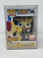 Sonic Super Shadow 285 Funko Pop! 2018 E3 Exclusive 1500 Pcs W/Pop Protector