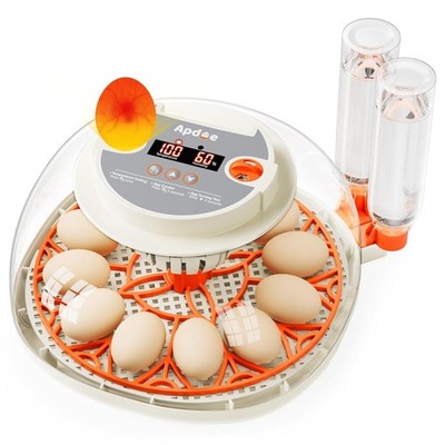 Egg Incubator with Temperature and Humidity Control, Automatic Egg Turner