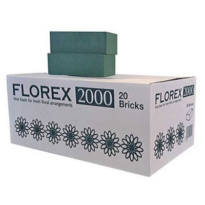 Nassschaumziegel Florex für frische Blumen Blumengestecke verschiedene Mengen