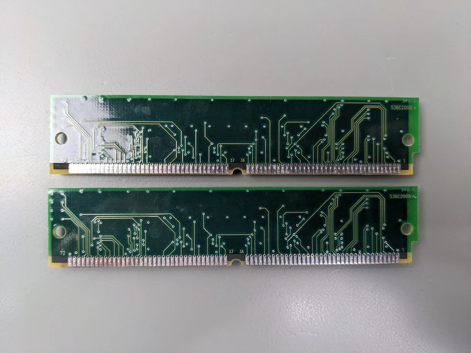 (2) HP 8MB EDO SIMMs 72-Pin Memory (16MB Total RAM) 1818-6172 - Image 3 of 3