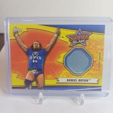 2019 Topps WWE Summerslam - Mat Relics Daniel Bryan #MR-DB Blue /50 (MEM)