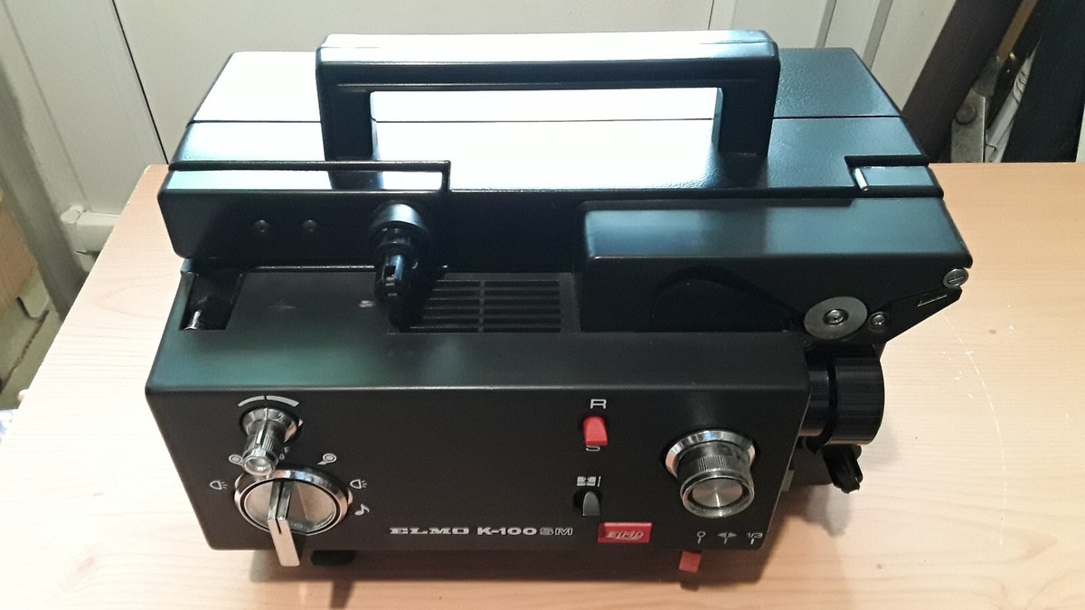 Elmo K-100 SM DUAL GAUGE 8mm and Super 8 FILM PROJECTOR | eBay UK