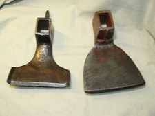 Lot of Two Vintage Adz Heads - Warwood and K