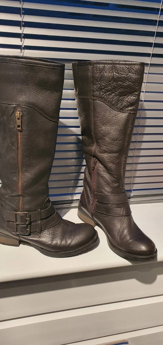 Kurt Geiger Carvela peyton Knee Boots soft leather Brown. eBay