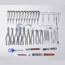 Complete 74-Piece Dental Extraction Forceps  Elevators Kit
