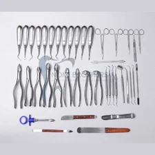 Complete 74-Piece Dental Extraction Forceps & Elevators Kit