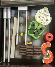 Melissa  Doug Wooden Grill Slice  Sort Kabob Playset