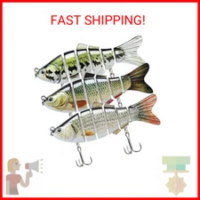 Realistic Fishing Lures Swimbait for Bass Trout Saltwater Freshwater
