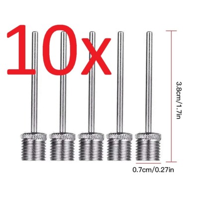10x Ballnadel Ventilnadeln Pumpe Ball Nadel Ventil Ballpumpe Fußball Basketball