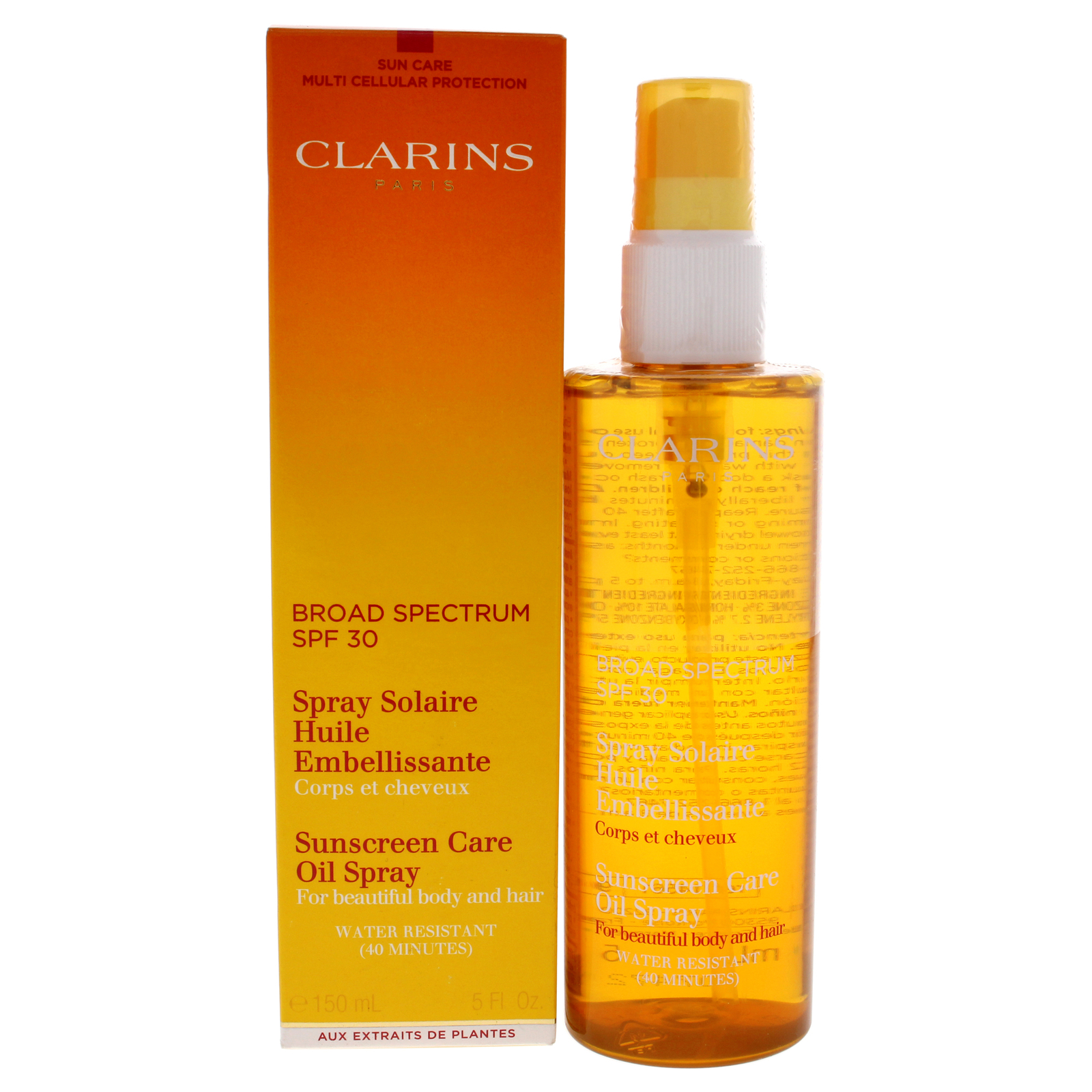 clarins sun oil spray