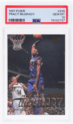 1997 Fleer Tracy Mcgrady #226 PSA 10 Rookie RC | eBay