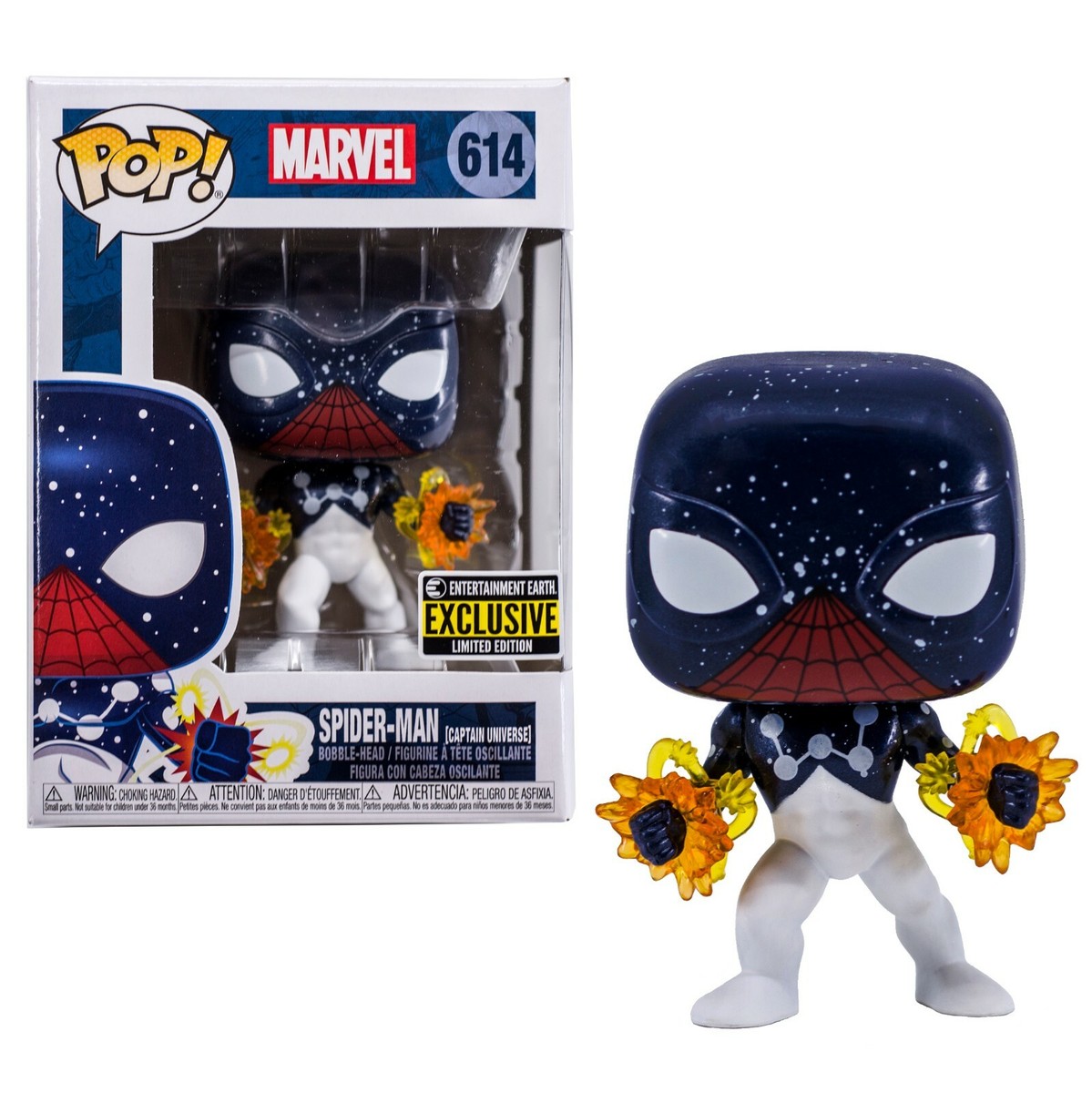 Marvel Spider-Man Captain Universe Funko Pop #614 Bobble-Head EE