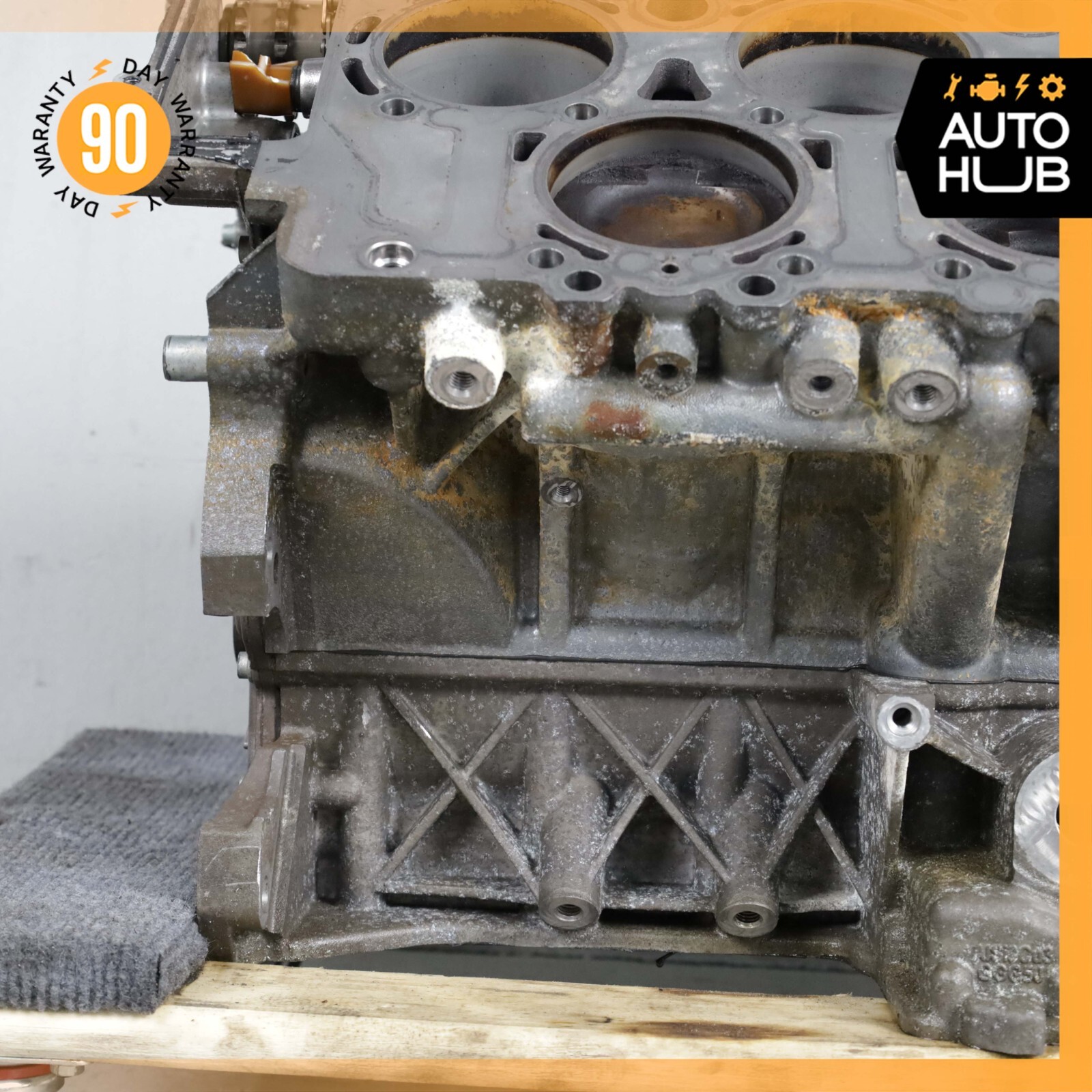 03-13 Bentley Continental GTC Flying Spur 6.0L Engine Motor Block OEM 52k