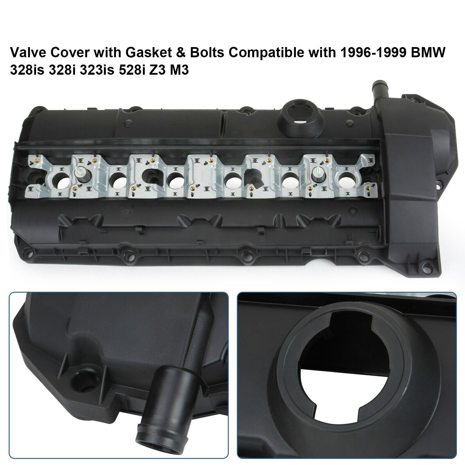 New Updated Engine Valve Cover for BMW M E36 E39 323i 328is 528i Z3 M3