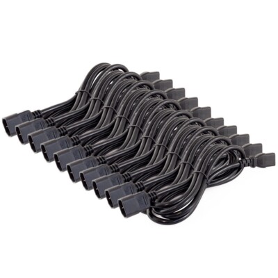 Set of 10 PDU Cable for Server Sytems Datacenter mining 16AWG 110V-250V 220V