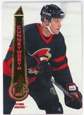 1994-95 Pinnacle Senators Hockey Card #406 Randy Cunneyworth