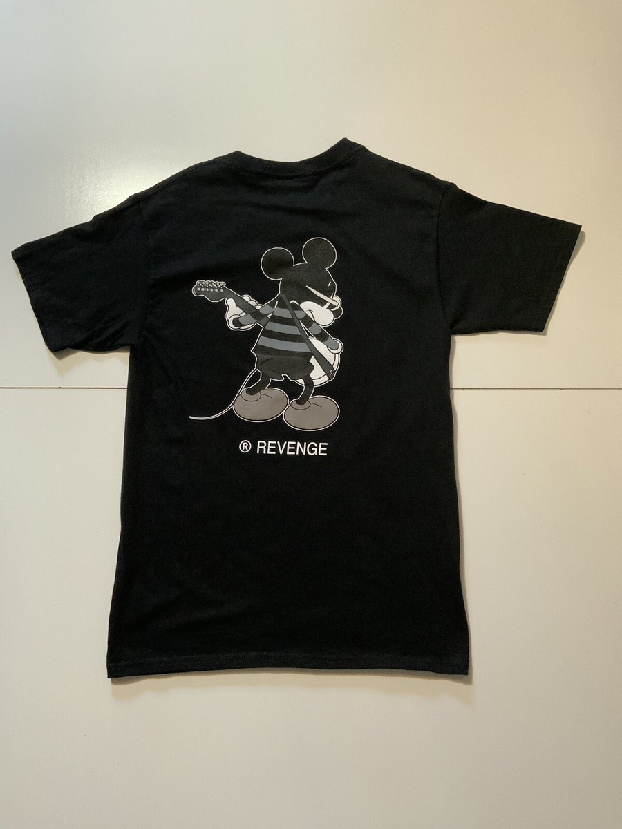 Tシャツ　専用 Revenge XXXtentacion Mickey Mouse Kurt Cobain Guitar Black S/S T