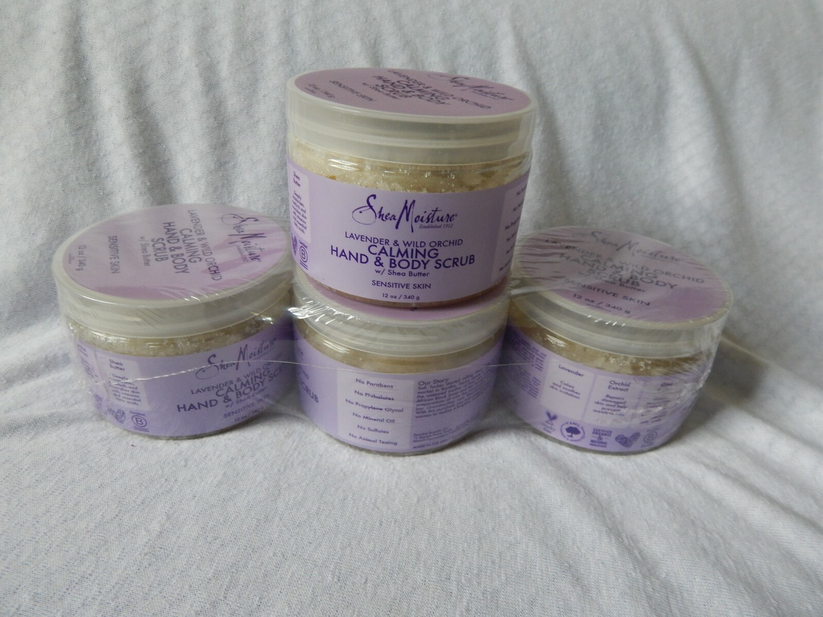 shea moisture lavender and wild orchid scrub