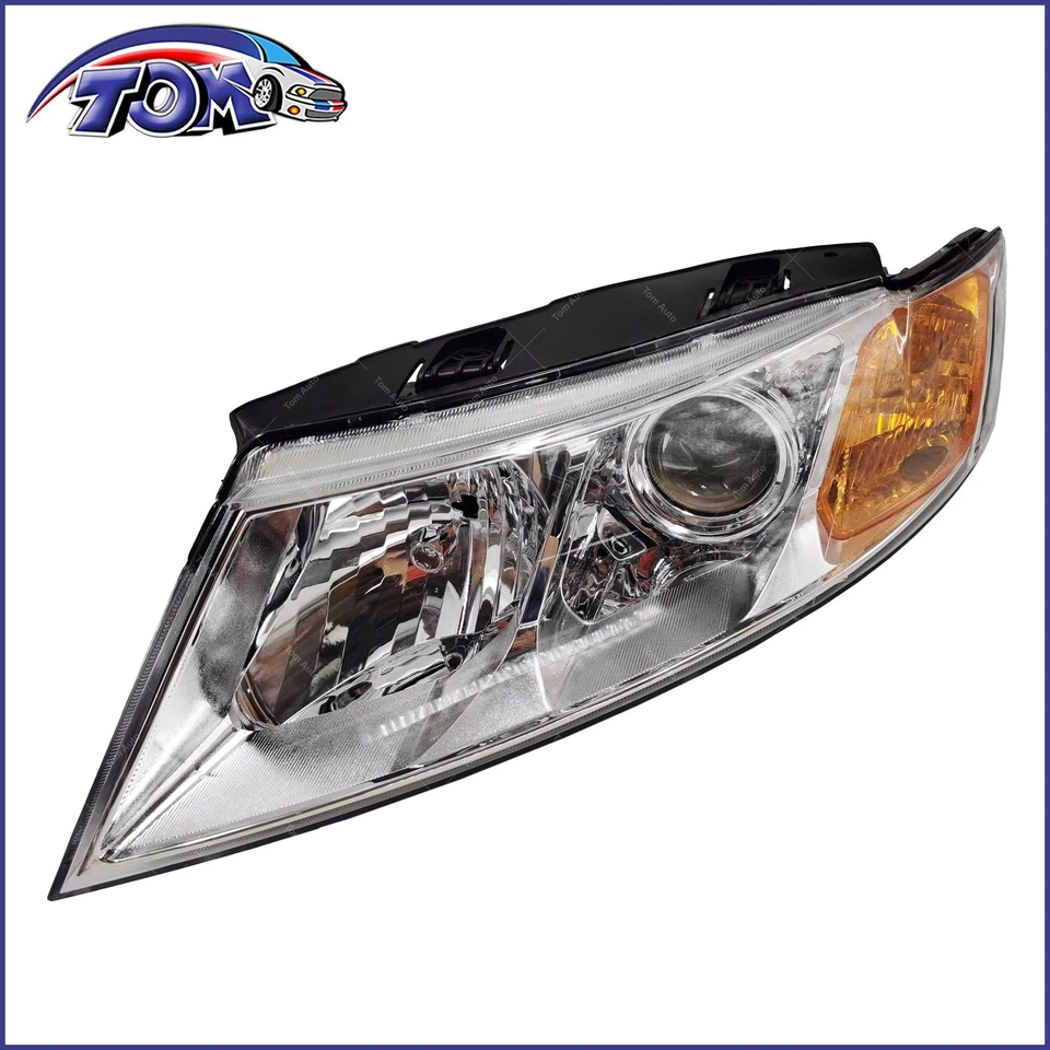 Front Left & Right Chrome Bezel Headlights For 2009-2010 Kia Optima Magentis Foto 4 de 4