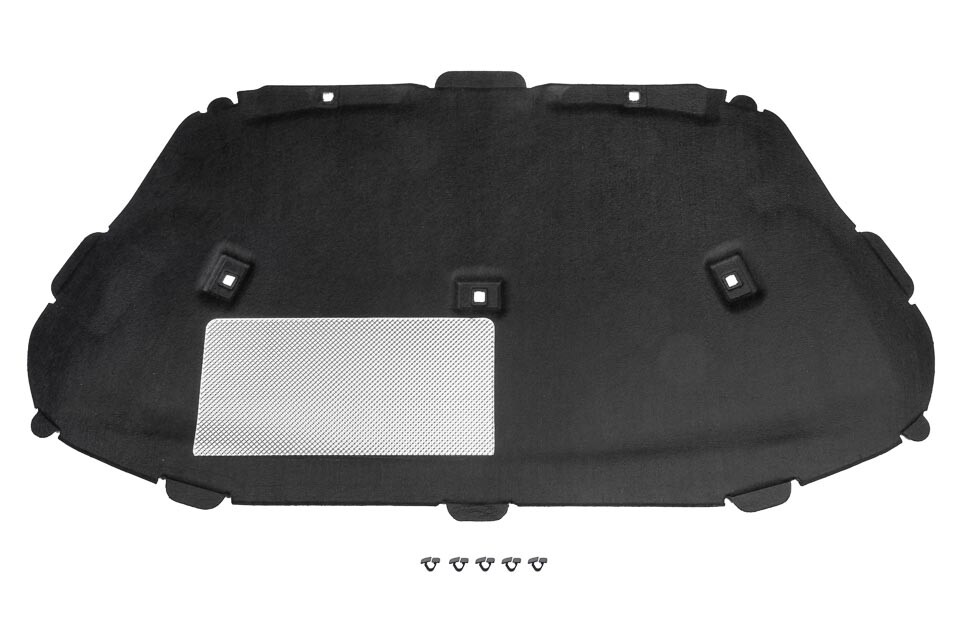 Isolant Capot Moteur pour Seat Leon 3 après 2012 - Pièce 5F0863831D d'Insonorisation en Feutre Noir