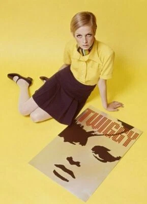 TWIGGY Poster Old Hollywood Art Photo Poster A (20x30)