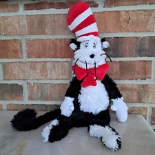 Adorable Vtg  Manhattan Toy '02 Dr. Seuss Cat in the Hat 21"  Med Fluffy Plush