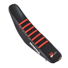 D-COR 2023 Honda CRF250R SEAT COVER BLACK W/RED RIBS HON 30-10-500