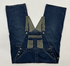 VTG Stephen Hardy Squeeze Bib Overalls Size XL Sage Green Corduroy 90s Grunge