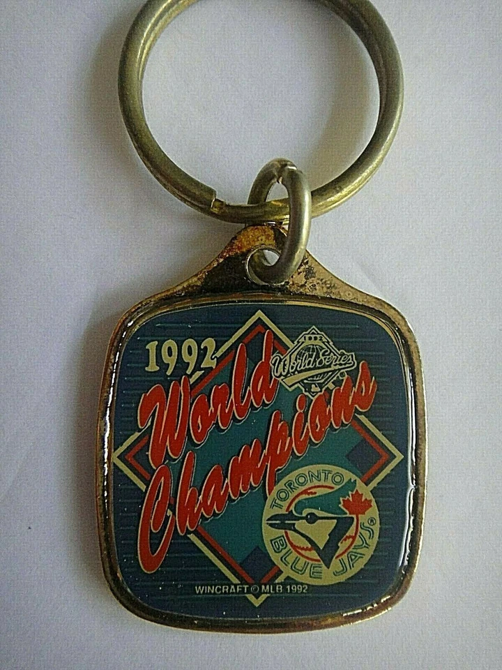 Toronto Blue Jays 1992 World Series Champions Metal Key Chain (1992, Wincraft) - Image 3 of 4