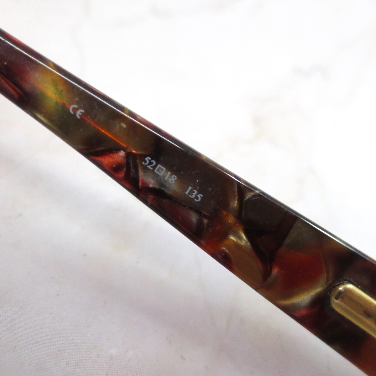 Derton Sunglasses Frame DOC304-200 Women\'s Dark Brown Rectangular 52-18-135 Derton Eyeglasses Frame DOC304 Womens Brown Metal Full Rim  main image 2