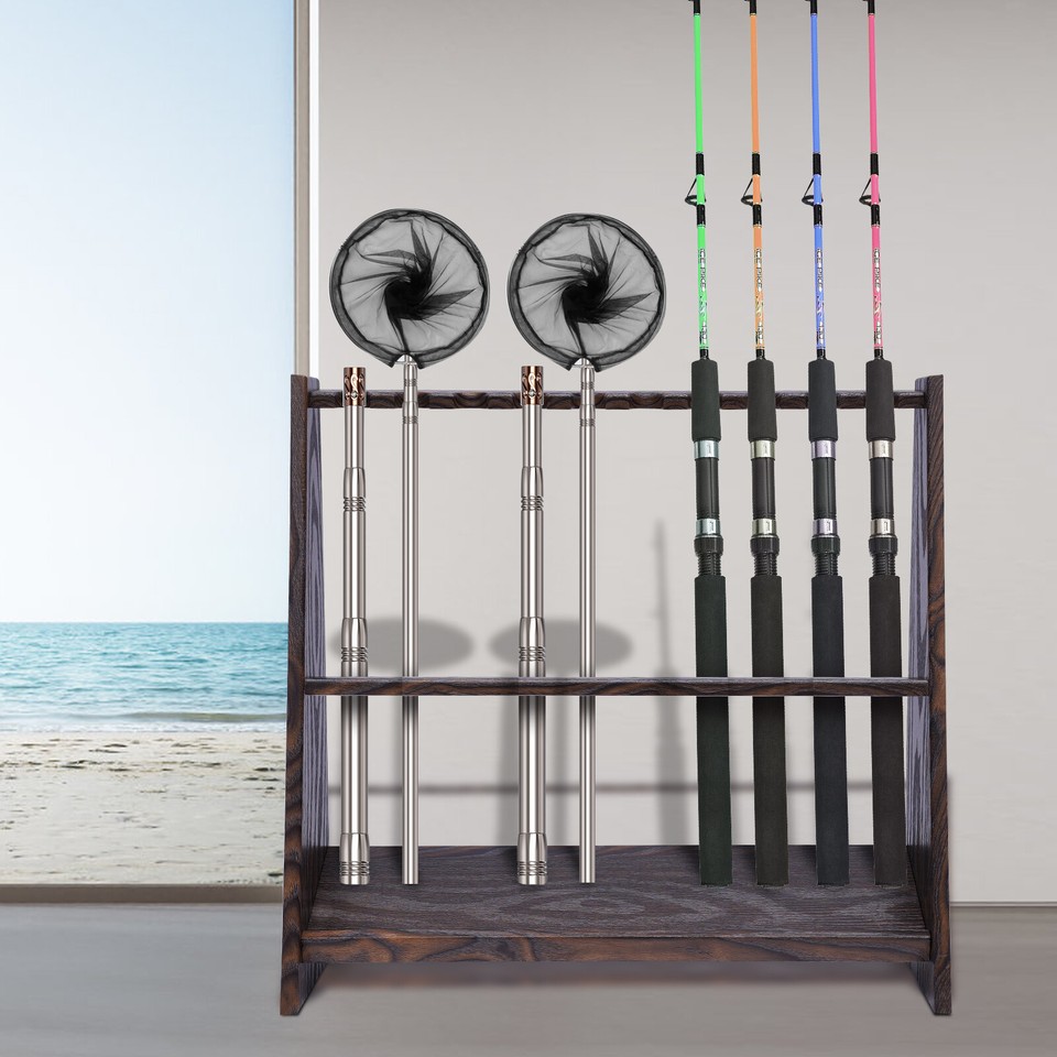 Billiard Cue Rack Wooden Pool Stick Stand Cue Holder Billiards Club 8/