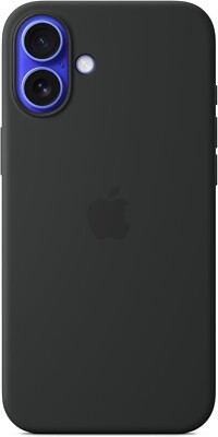 Original Apple Silicone MagSafe & Camera Control Apple iPhone 16  (Black)