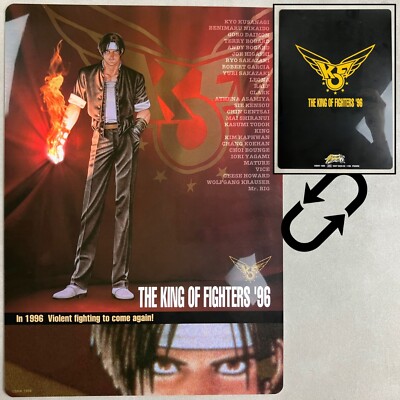 1996 Movic The King of Fighters '96 Kyo Kusanagi Shitajiki Pencil Board Japan