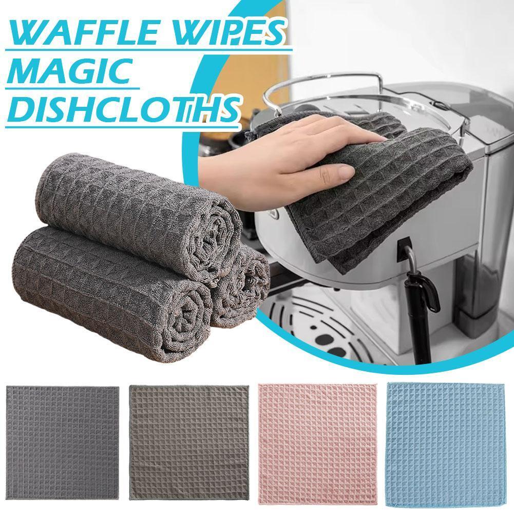 Waffle Wipes Magic Dishcloths Special Cleaning Cloth That Absorbs Water C0G3  ✨υ