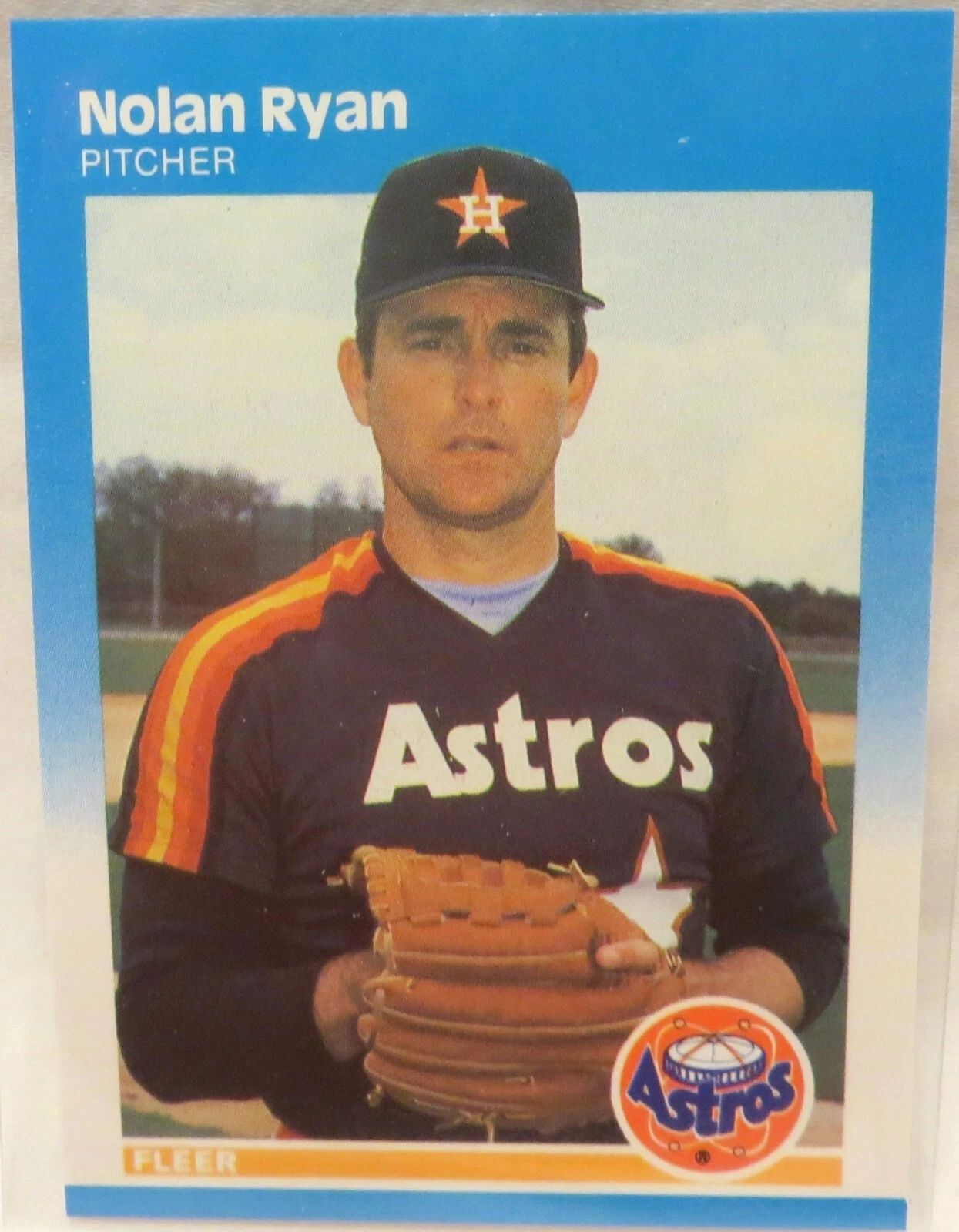 Nolan Ryan 1987 Fleer Glossy #67
