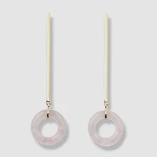 $895 Bondeye Jewelry Women's 14k Yellow Gold Glazed Munchkin Bar Earrings