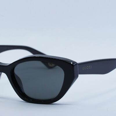 GUCCI GG1638S 001 Black/Smoke/Blue AR 54-17-145 Sunglasses 