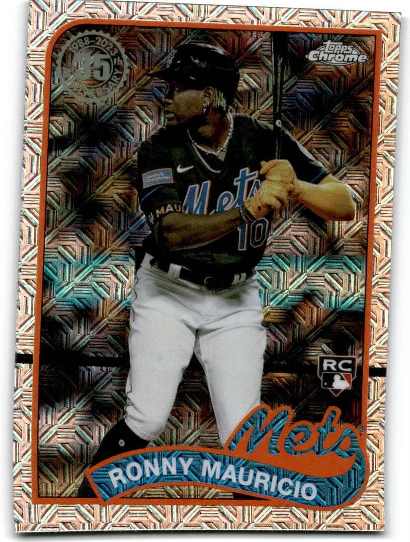 2024 TOPPS '89 TOPPS SILVER PACK CHROME RONNY MAURICIO. RC NEW YORK METS #T89C-3