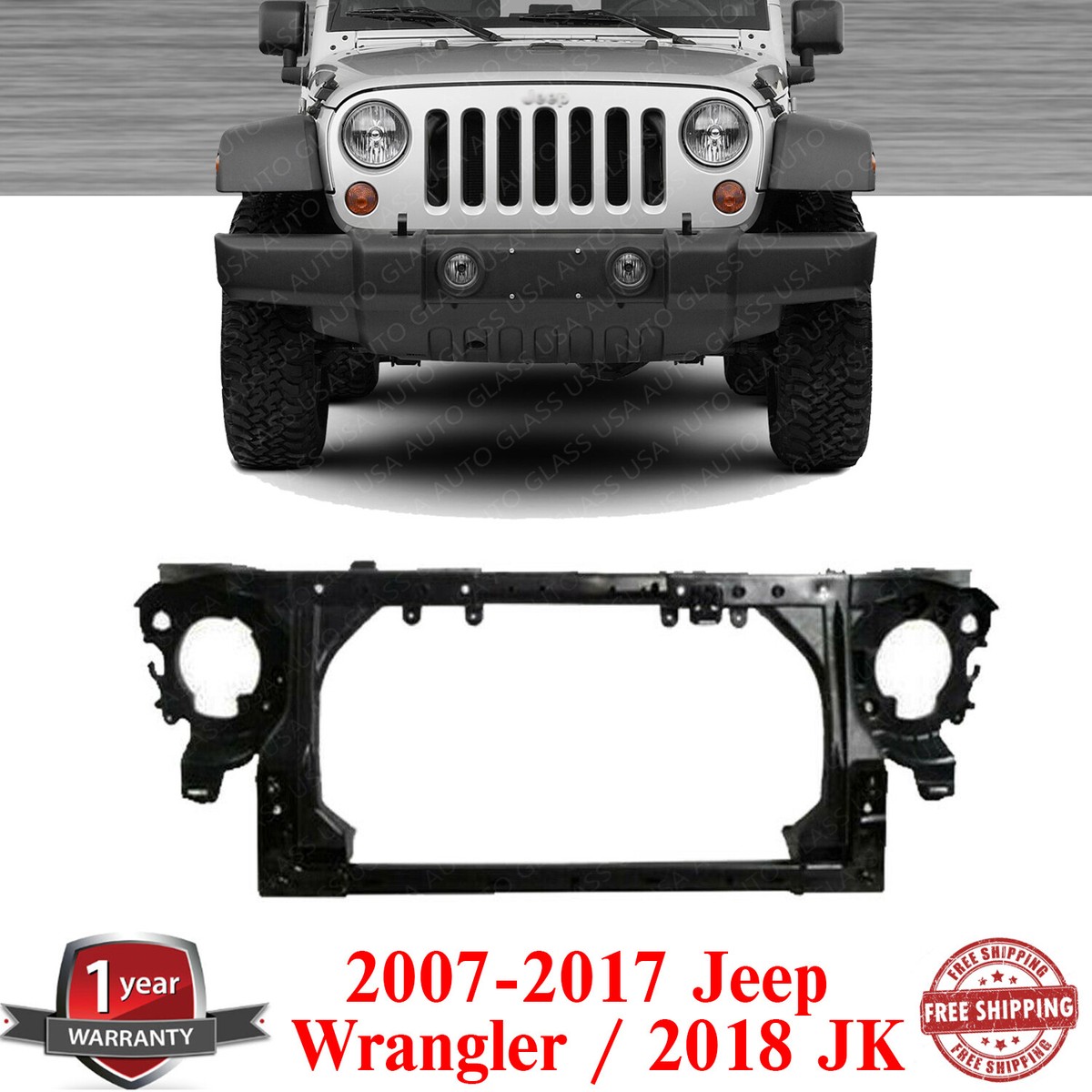 Radiator Support Core Assembly For 2007-2018 Jeep Wrangler