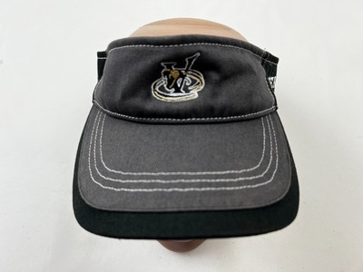Vipers Visor Hat Cap Strapback Gray Black Adjustable Adult Casual Embroidered