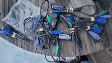QTY: 10 - HP 396632-001 286597-001 KVM Interface Console Cable Cat 5 RJ45 to VGA