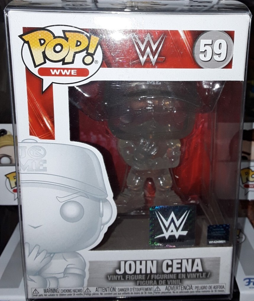 En Oferta Vinilo Funko Pop Wwe John Cena #59 Edición Especial Invisible Con Protector Pop