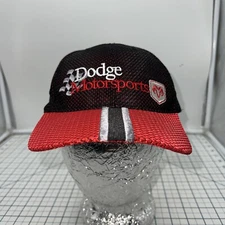 Dodge Motorsports DP Racing Black Red Hat Vintage Adjustable Drew Pearson Rare