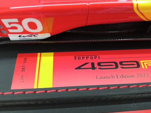 BBR 1/18 FERRARI 499P HYPERCAR POLE POSITION 24H LE MANS 2023 - P18226 - Picture 8 of 10
