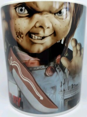 Kinderspiel TASSE Chucky American Supernatural Slasher Voodoo Possessed Puppe