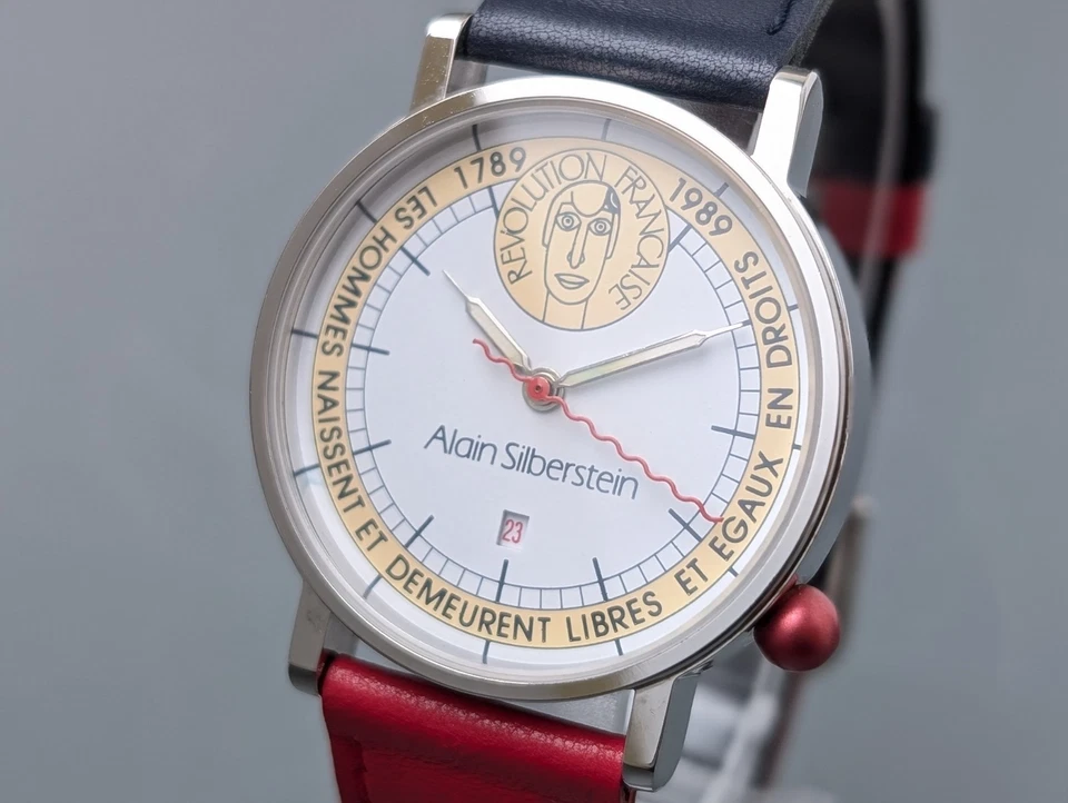 [N Como Nuevo] Reloj Alain Silberstein 200 Aniversario de la Revolución Francesa 33mm Foto 2 de 4