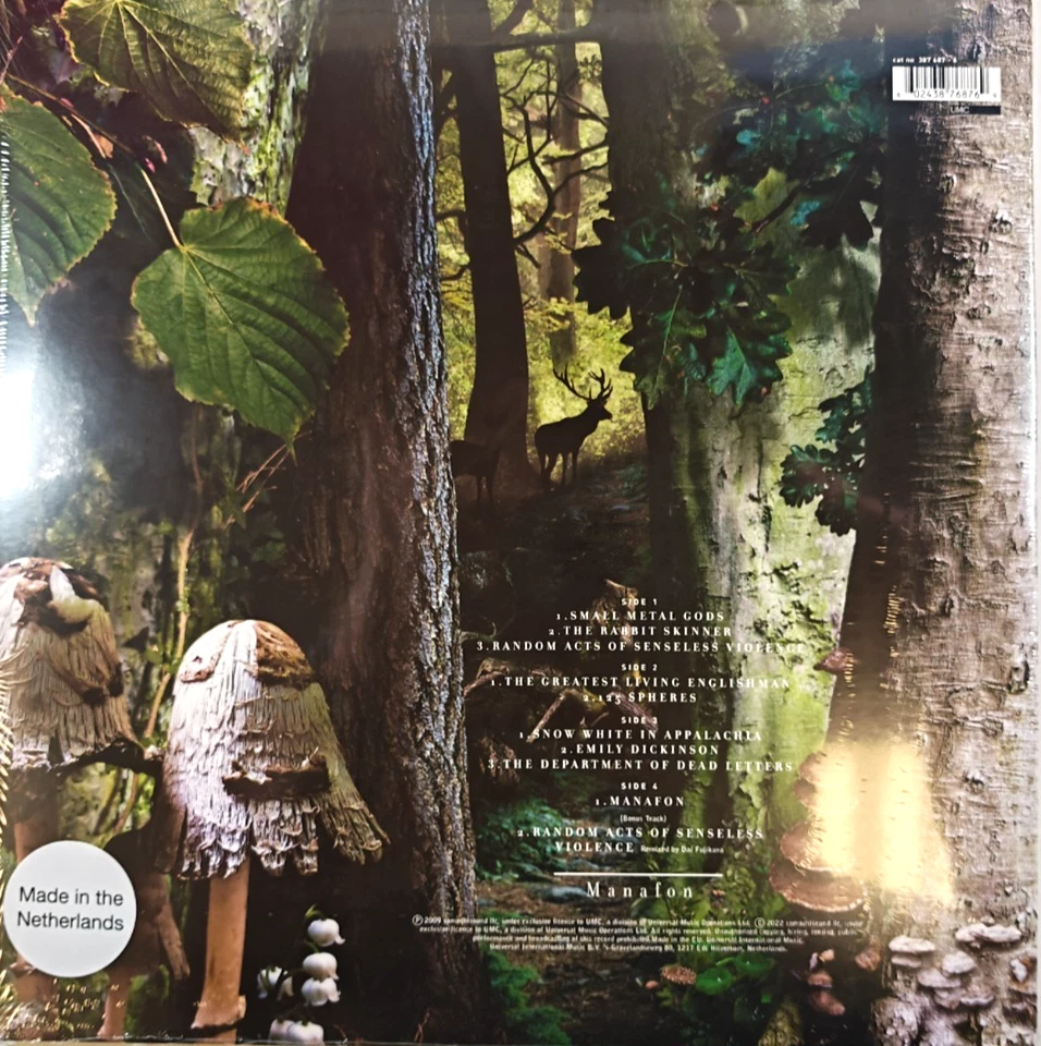 David Sylvian Manafon LP Album Vinyl Record 2022 reissue 2 x 180gram  — 第 2/4 张图片