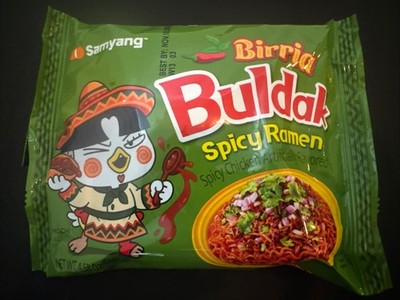 NEW Samyang Buldak Birria Flavored Ramen Noodles, Rare Flavor 4.58 Oz Single Pck